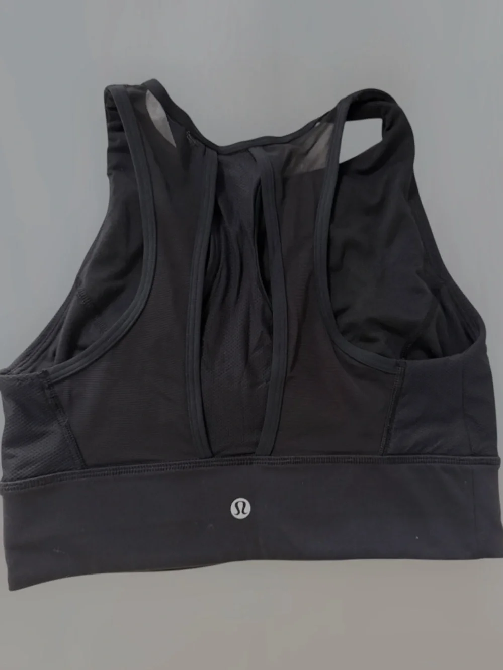 Lululemon Everlux High-Neck Train Bra Black